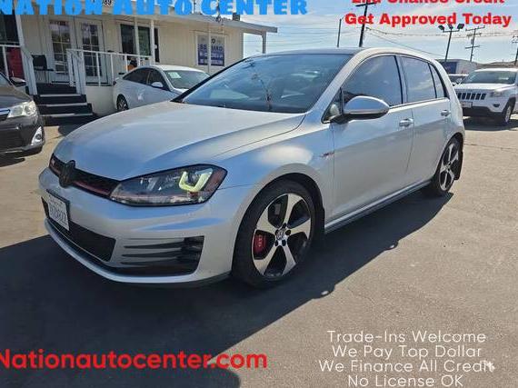 VOLKSWAGEN GOLF GTI 2017 3VW447AUXHM001341 image
